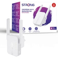 STRONG N300 WiFi Extender 300Mbps - Dual Antenna Range Booster STRONG N300 WiFi Extender 300Mbps - Dual Antenna Range Booster